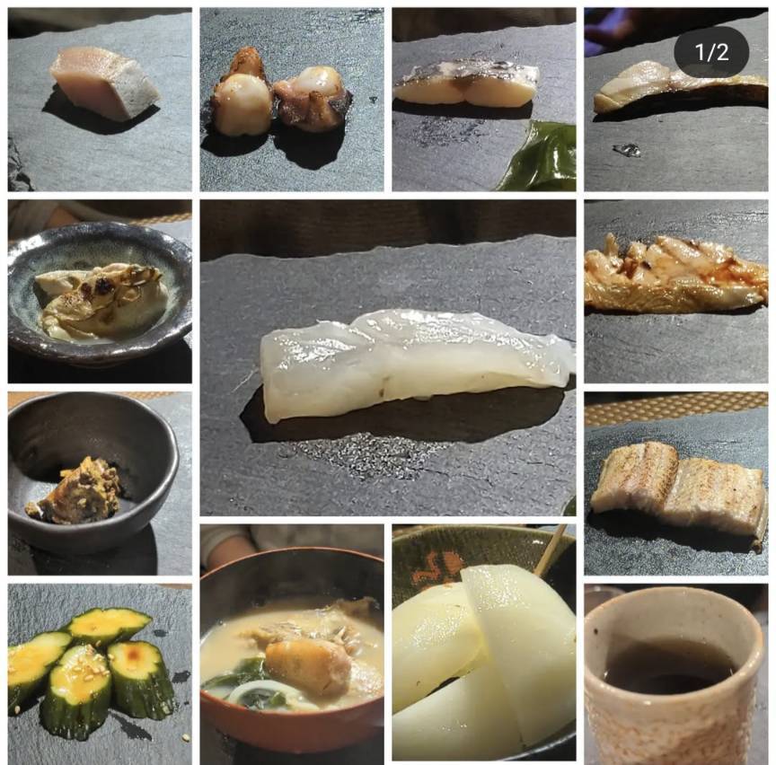 多彩な寿司の数々